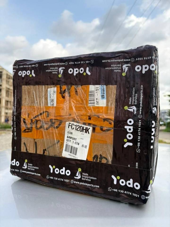 A real Yodo shipment, checked in China before it ships to Nigeria