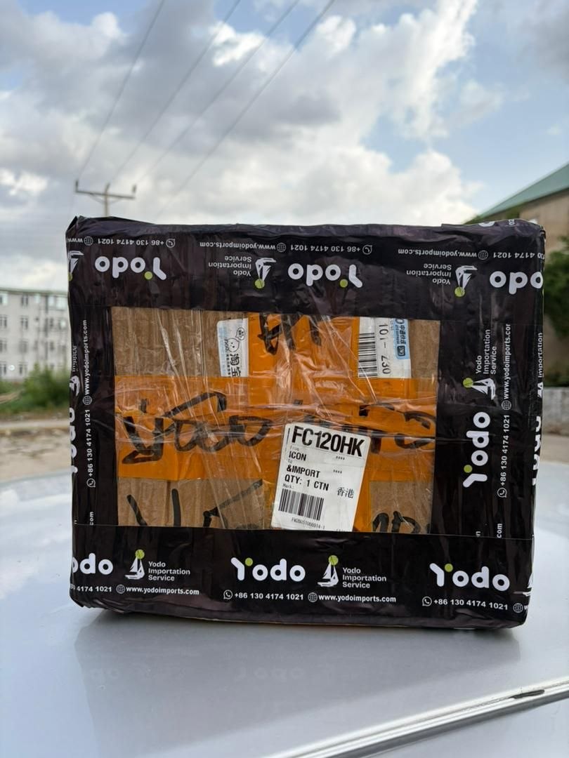 A Yodo-branded shipment with its China tracking label