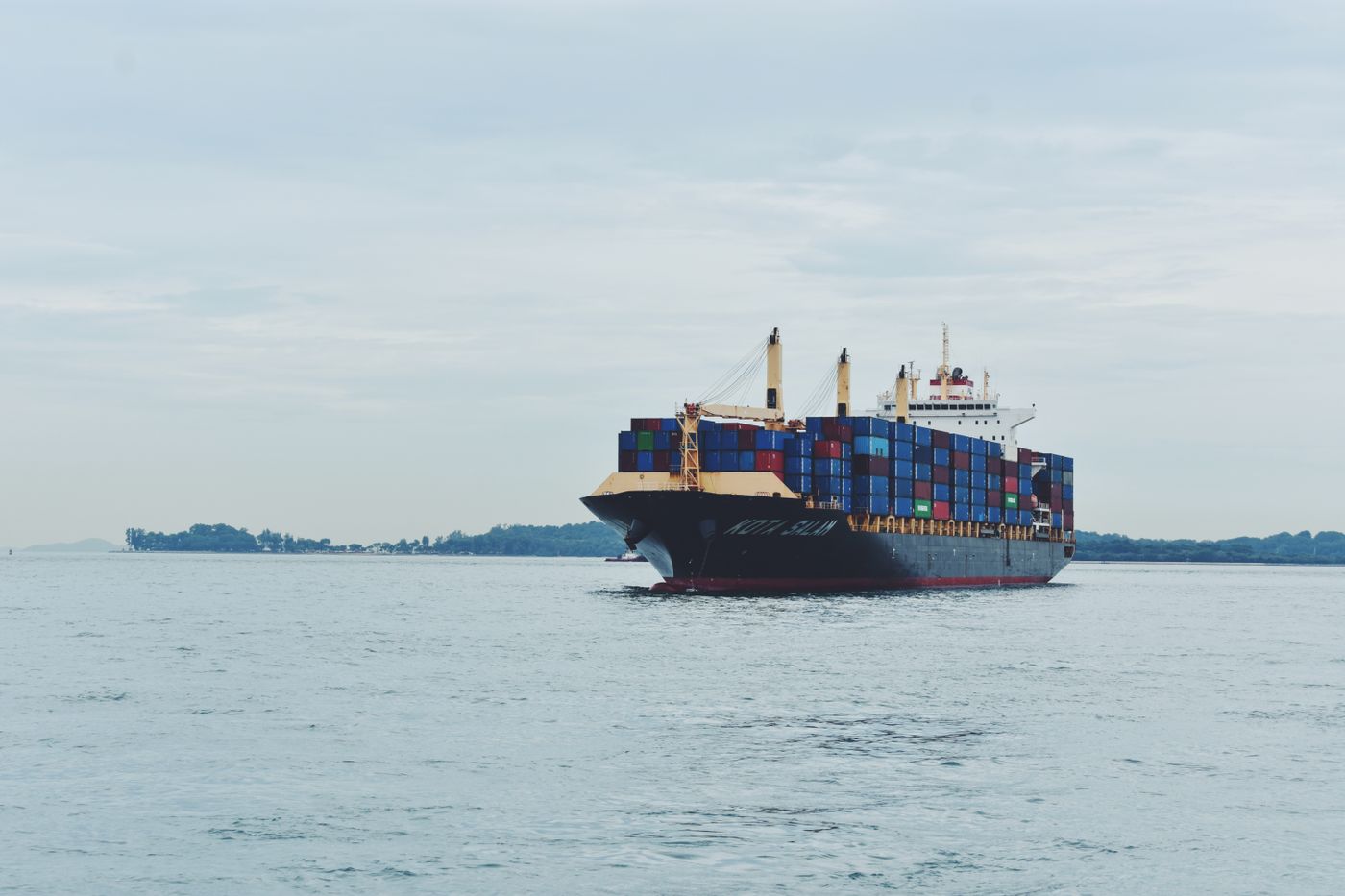 Cargo shipped from China