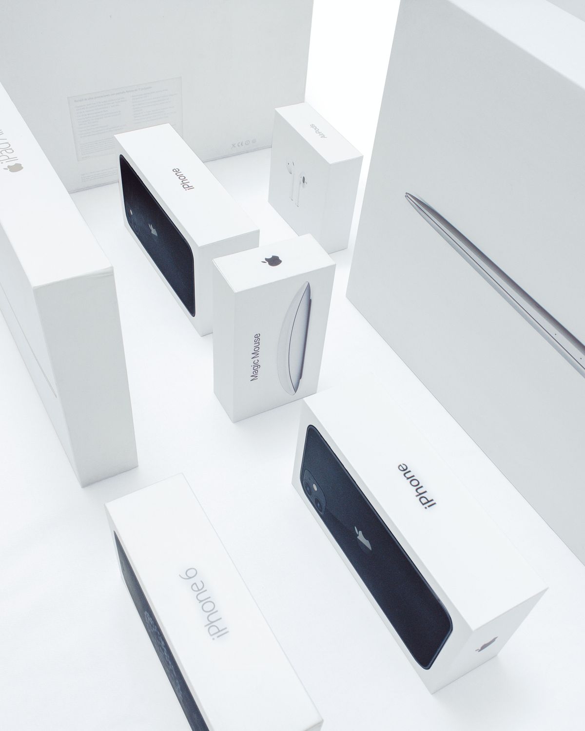 Sealed, boxed phones ready to ship